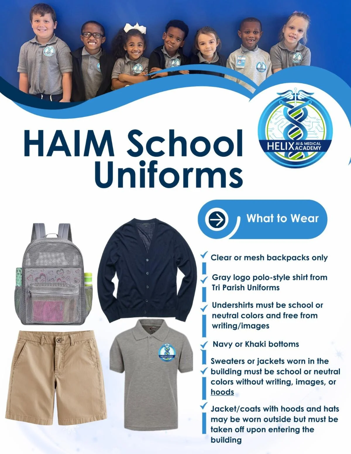 Graphic of HAIMA Uniform Guildlines